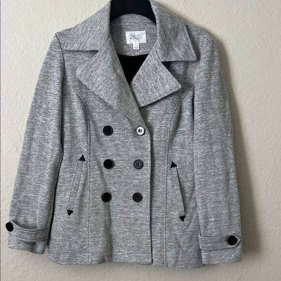 MARKET AND SPRUCE Korben Knit Trench Jacket in Size S - Picture 2 of 13